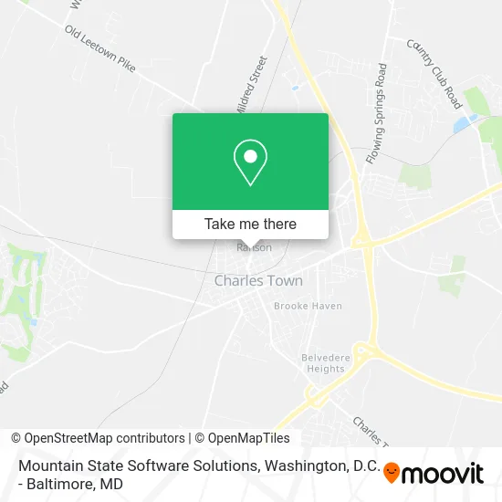 Mountain State Software Solutions map