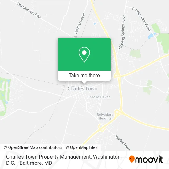 Charles Town Property Management map