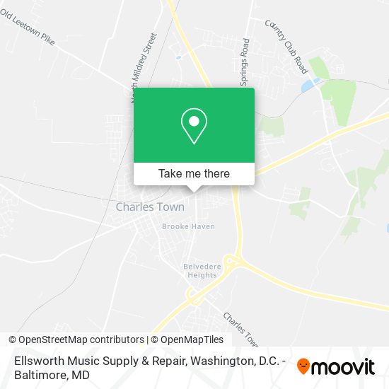 Mapa de Ellsworth Music Supply & Repair
