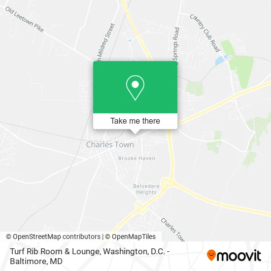 Turf Rib Room & Lounge map