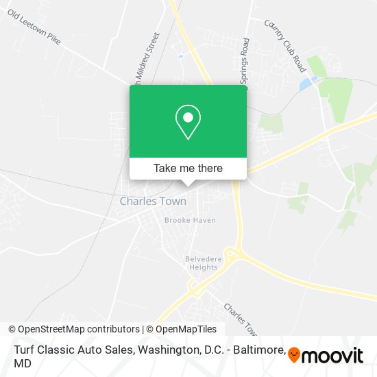 Turf Classic Auto Sales map