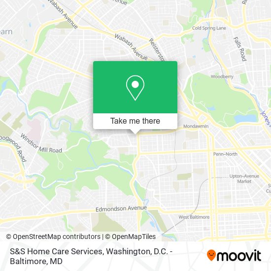 S&S Home Care Services map