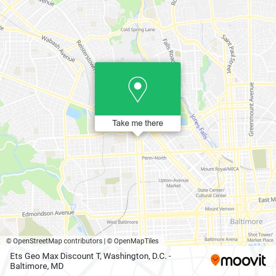 Mapa de Ets Geo Max Discount T