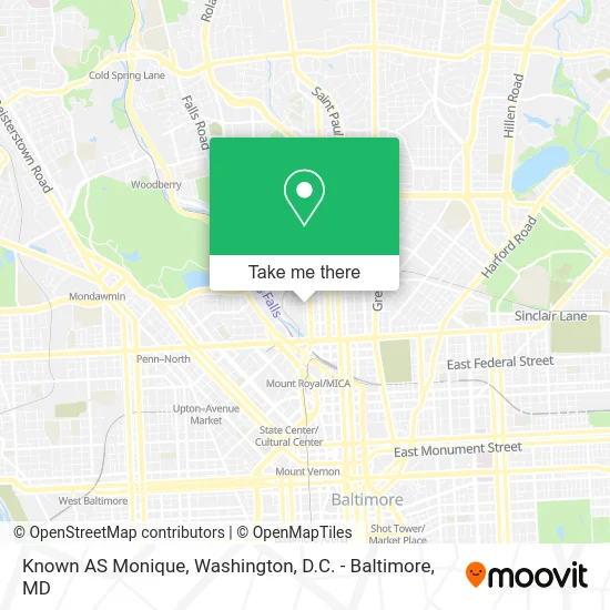 Known AS Monique map