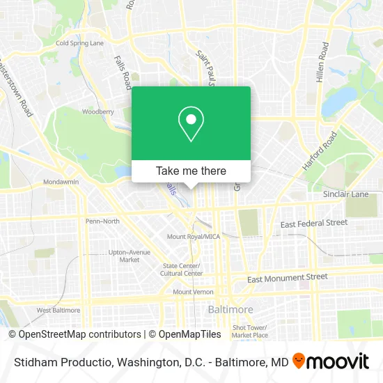 Stidham Productio map