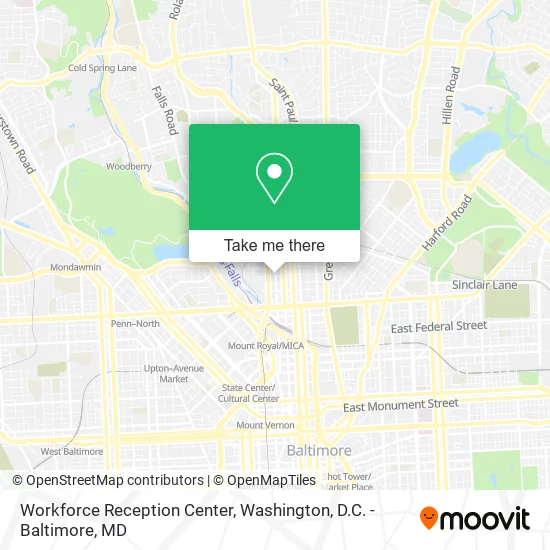 Mapa de Workforce Reception Center