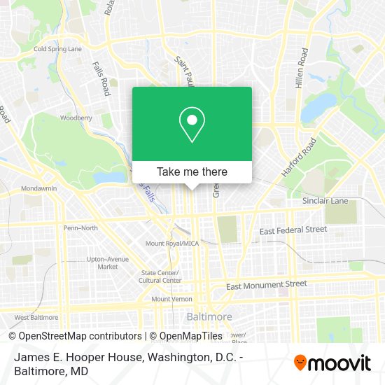 James E. Hooper House map