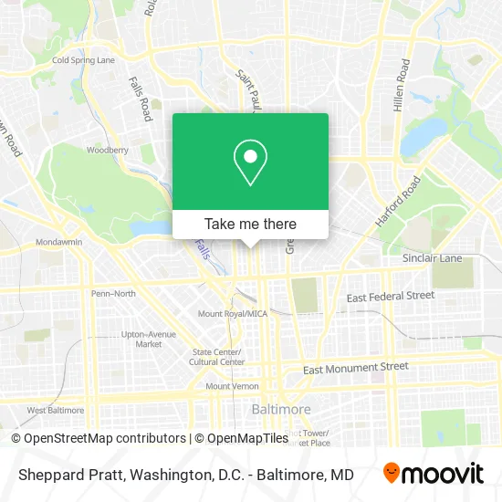 Mapa de Sheppard Pratt