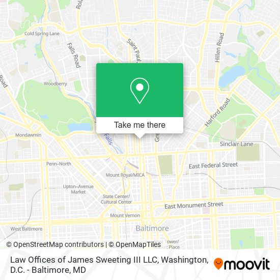 Mapa de Law Offices of James Sweeting III LLC