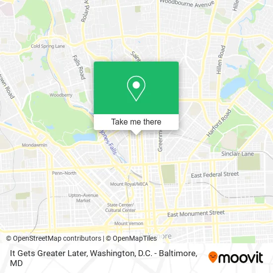 It Gets Greater Later map