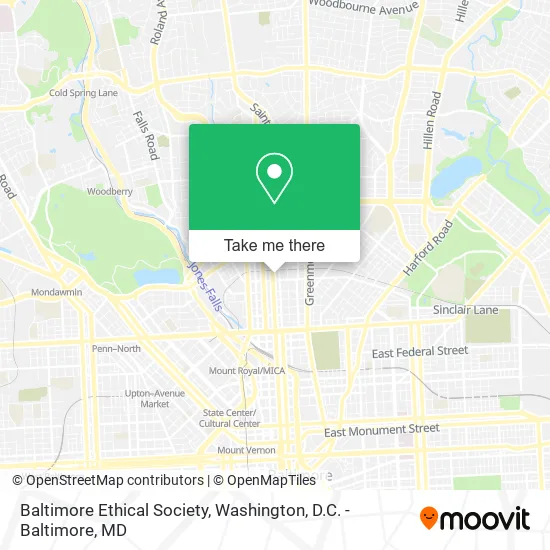 Mapa de Baltimore Ethical Society