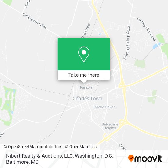 Mapa de Nibert Realty & Auctions, LLC
