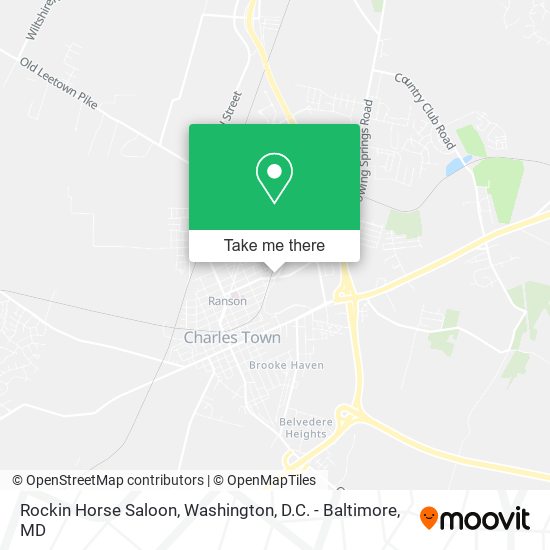 Rockin Horse Saloon map