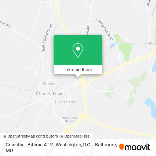Coinstar - Bitcoin ATM map