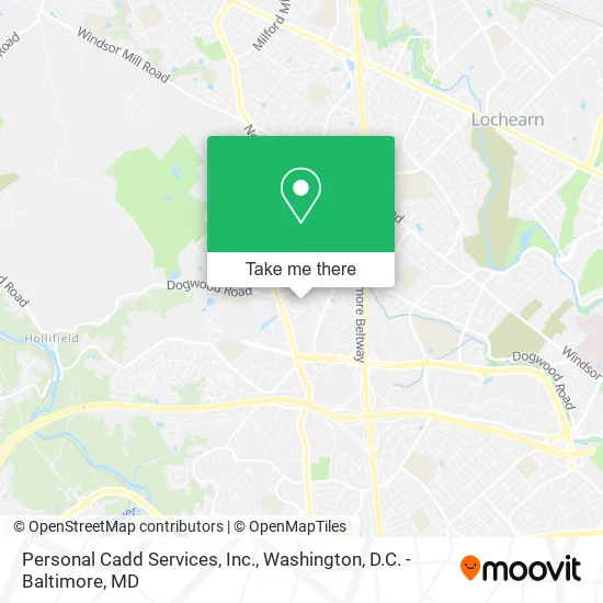 Mapa de Personal Cadd Services, Inc.