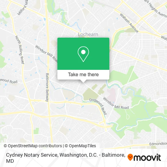 Cydney Notary Service map