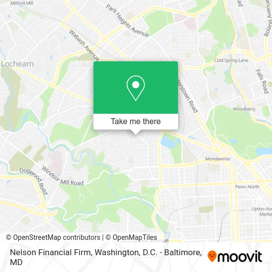 Nelson Financial Firm map