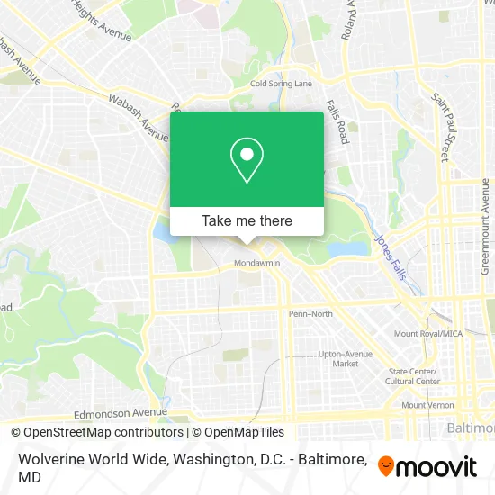 Mapa de Wolverine World Wide