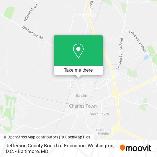 Mapa de Jefferson County Board of Education