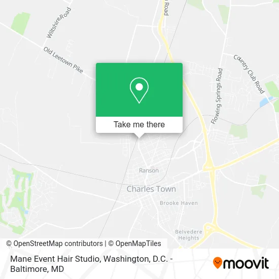 Mane Event Hair Studio map