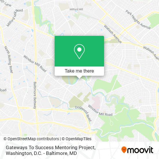 Gateways To Success Mentoring Project map