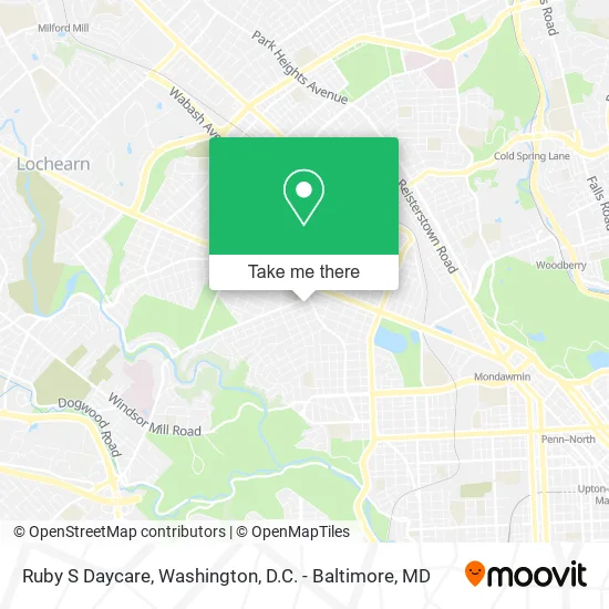 Ruby S Daycare map
