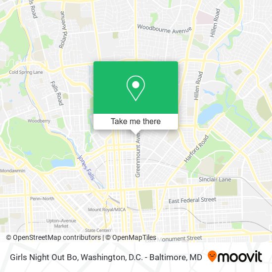 Girls Night Out Bo map