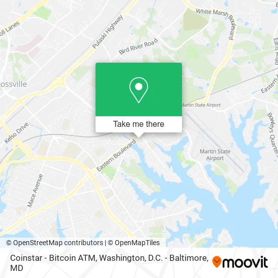 Mapa de Coinstar - Bitcoin ATM