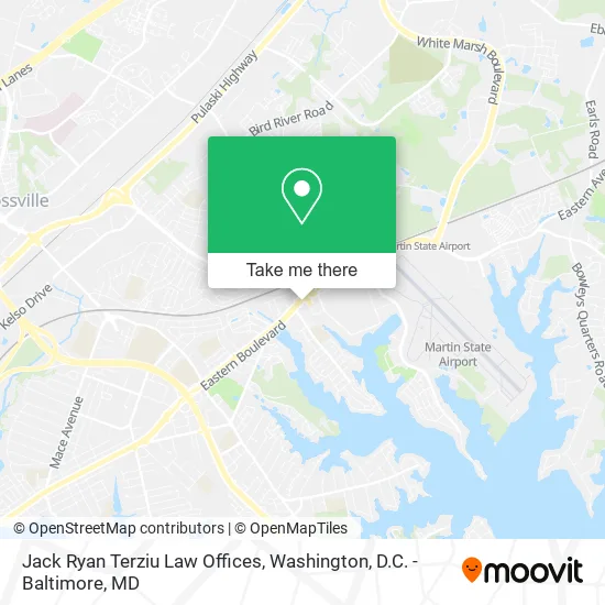 Mapa de Jack Ryan Terziu Law Offices