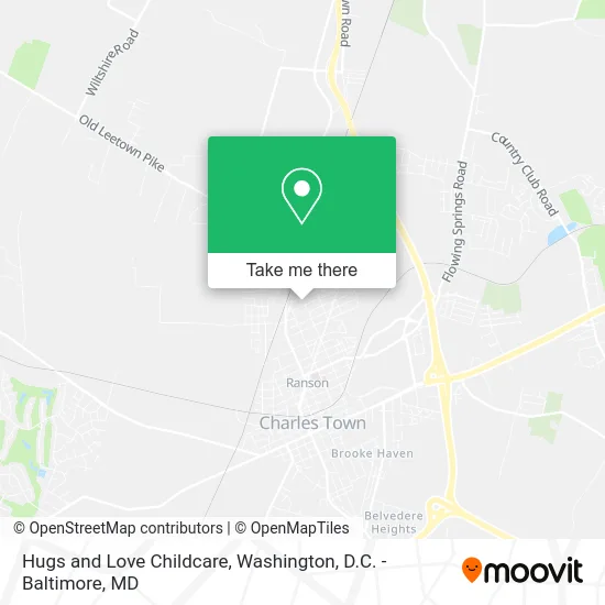 Hugs and Love Childcare map