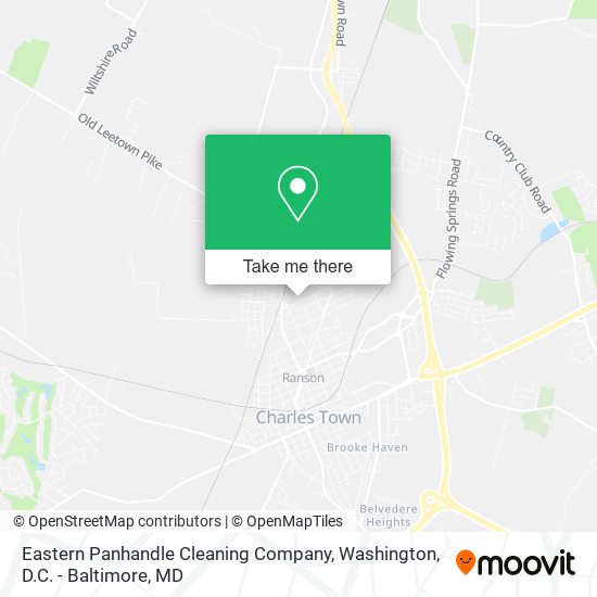Eastern Panhandle Cleaning Company map