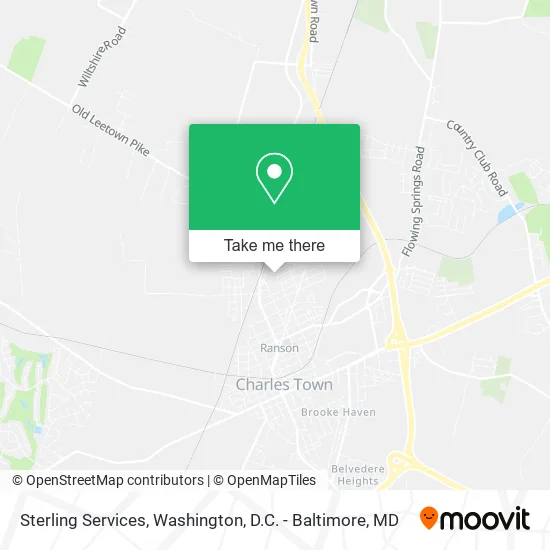 Sterling Services map