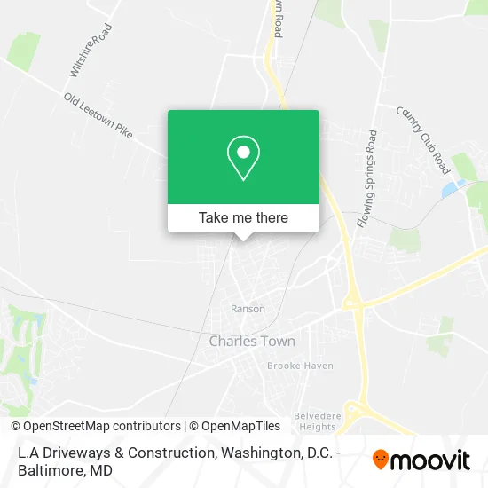 L.A Driveways & Construction map