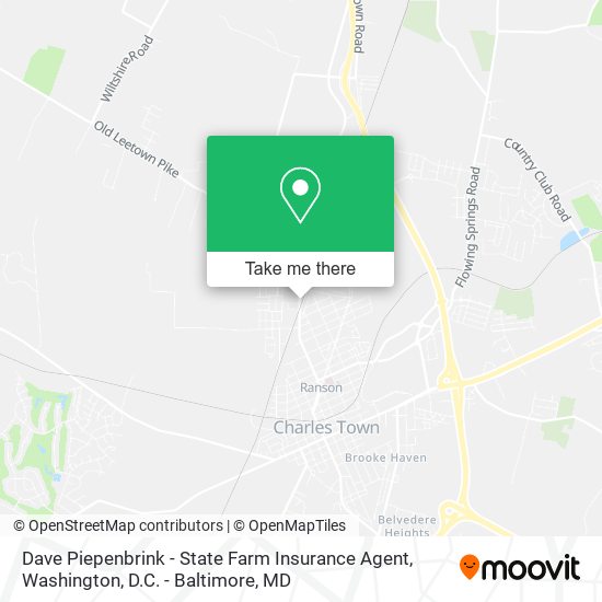 Dave Piepenbrink - State Farm Insurance Agent map