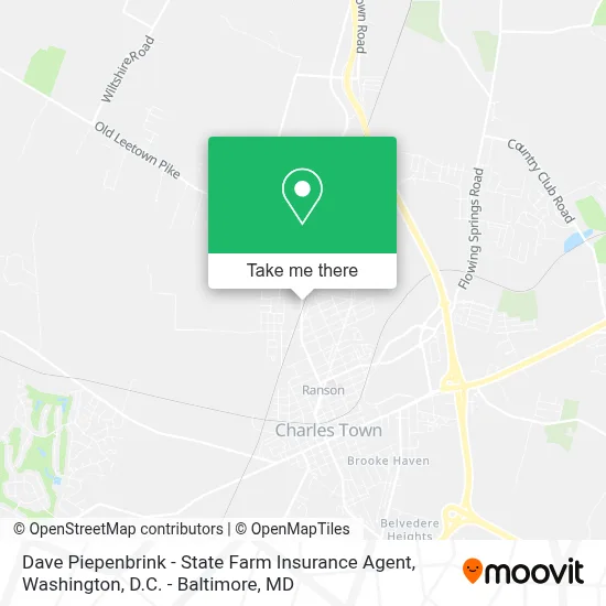 Dave Piepenbrink - State Farm Insurance Agent map
