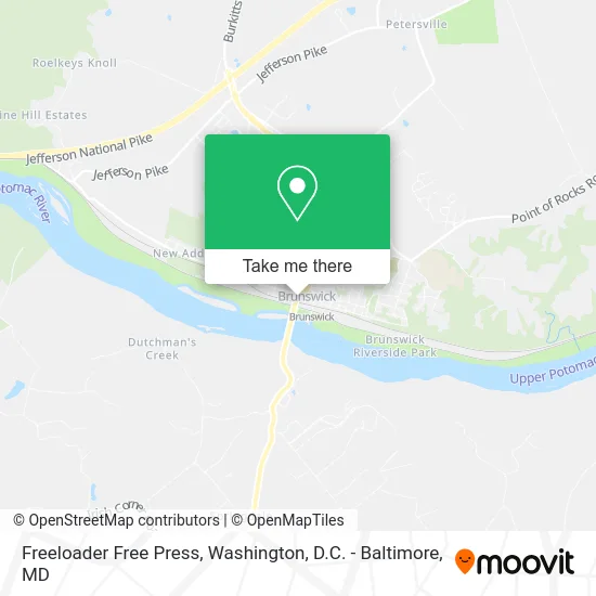 Freeloader Free Press map