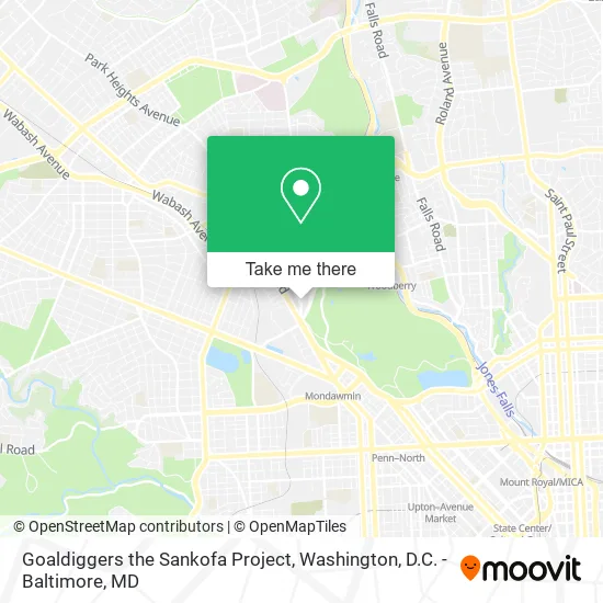 Goaldiggers the Sankofa Project map