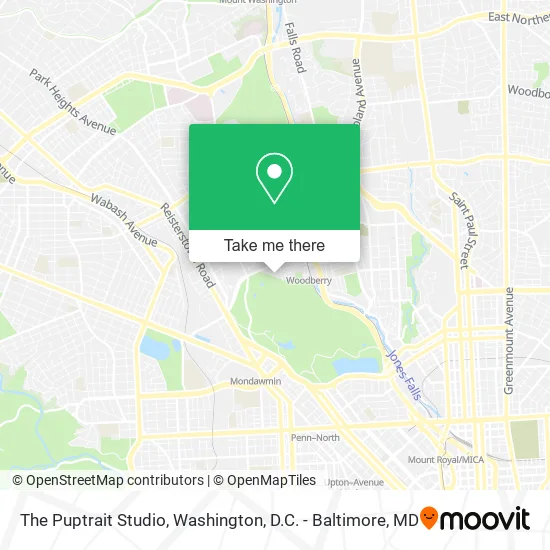 The Puptrait Studio map