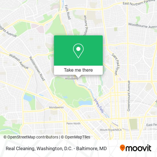 Real Cleaning map