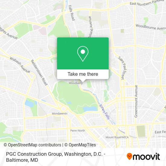 PGC Construction Group map