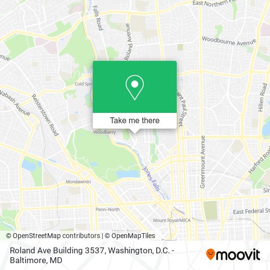 Roland Ave Building 3537 map
