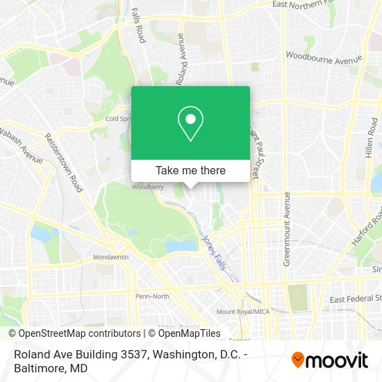 Roland Ave Building 3537 map