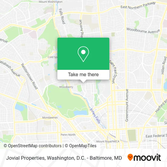 Jovial Properties map