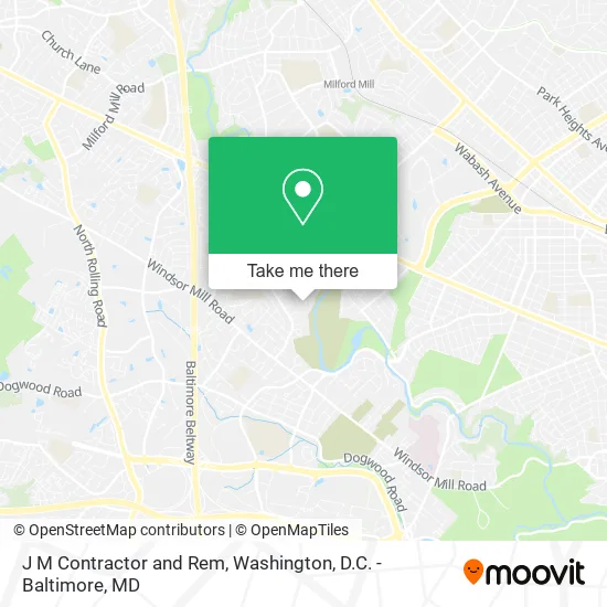 J M Contractor and Rem map