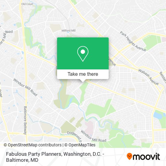 Mapa de Fabulous Party Planners