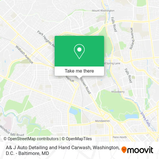 A& J Auto Detailing and Hand Carwash map