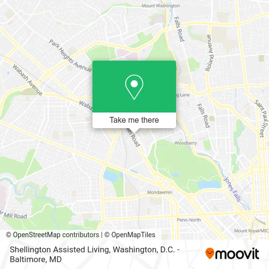 Shellington Assisted Living map