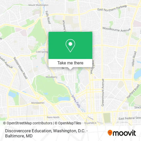 Discovercore Education map