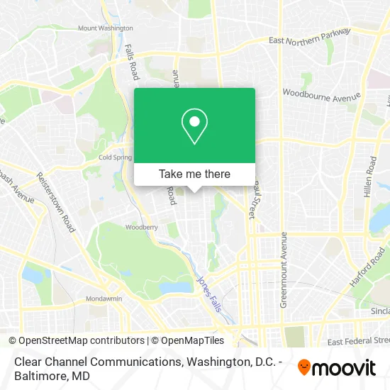 Clear Channel Communications map