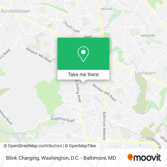 Blink Charging map